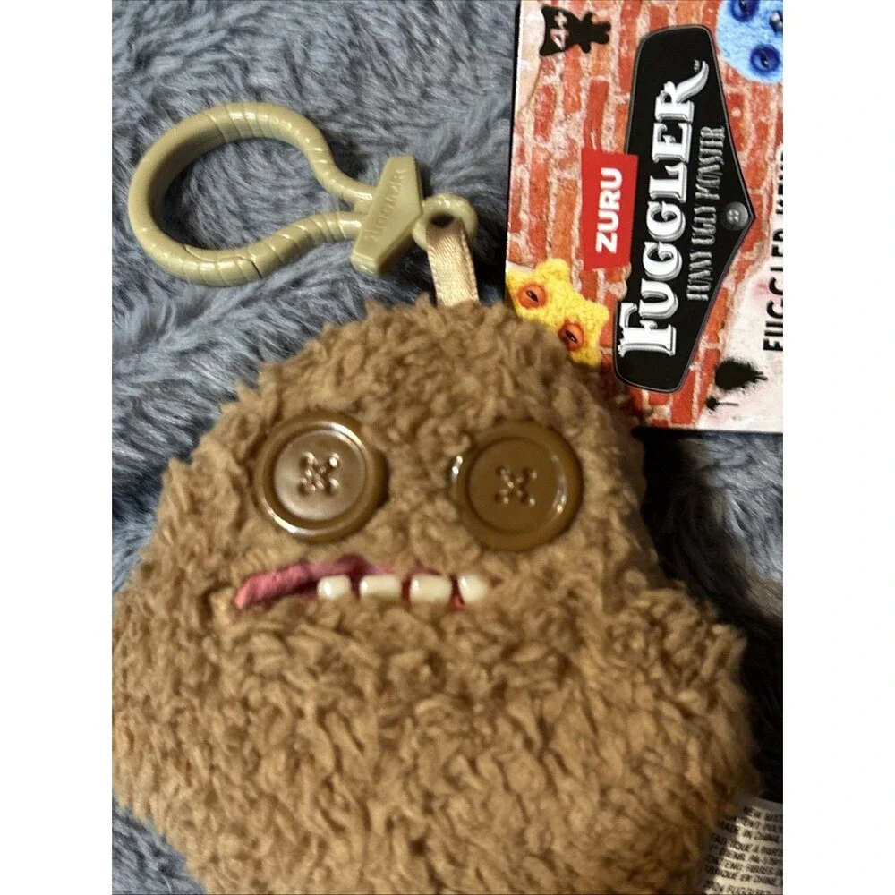 Fuggler Series 5 Sir Splodge-A-Lot Keychain – Funny Ugly Monster Plush – BNWT
